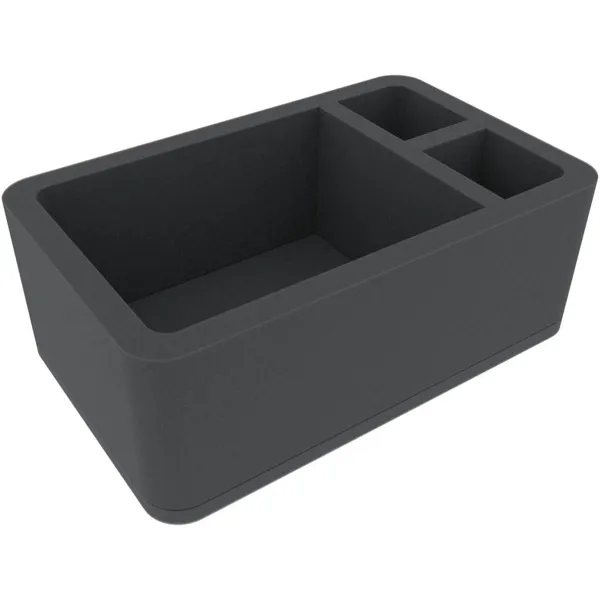 Feldherr - HSMEVT100BO - 100 mm Half-Size Schaumstoffeinlage mit 3 Fächern