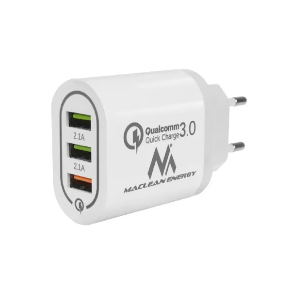 Maclean Brackets - MCE479 - Maclean Netzladegerät, Qualcomm Quick Charge, QC 3.0 - 3,6-6V/3A, 6-9V/2A