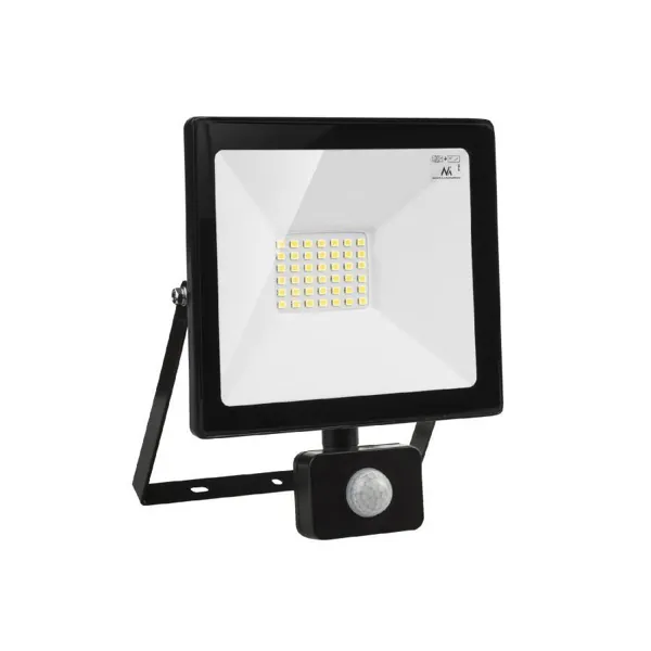 Maclean Brackets - MCE630 - Maclean motion sensor LED floodlight, slim 30W, 2400lm, warm white (3000K), IP44, WW PIR