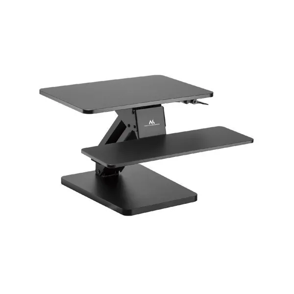 Maclean Brackets - MC-882 - Schreibtischständer, Gasfeder, für stehende und sitzende Arbeit, schwarz