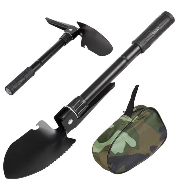 Maclean Brackets - MCE961 - Portable folding shovel, multifunctional folding spade