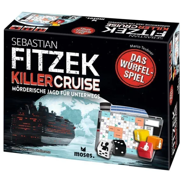 Moses Verlag - MOS90144 - Sebastian Fitzek Killercruise: Das Würfelspiel DE
