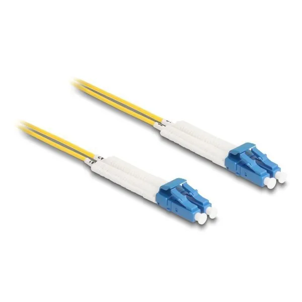 Delock - 88070 - Fibre optic cable LC Duplex to LC Duplex Singlemode OS2 angled 1 m