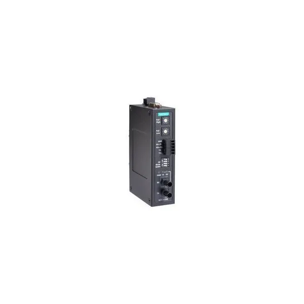 MOXA - ICF-1150I-S-ST-T - Industrial RS-232422485 to single-mode fibre optic converter, ST connector