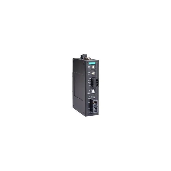 MOXA - ICF-1150-S-ST-T - Industrial RS-232422485 to singlemode fibre optic converter, ST connector
