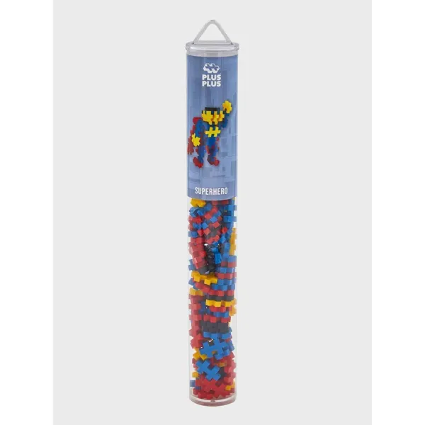Plus-Plus - 9604106 - 100 Kreativ Bausteine Superheld