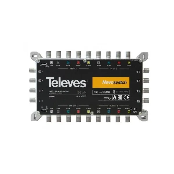 Televes - MS98C - 9 in 8 cast multi-switch NEVO, casc. without NT (MS-NT1208N)