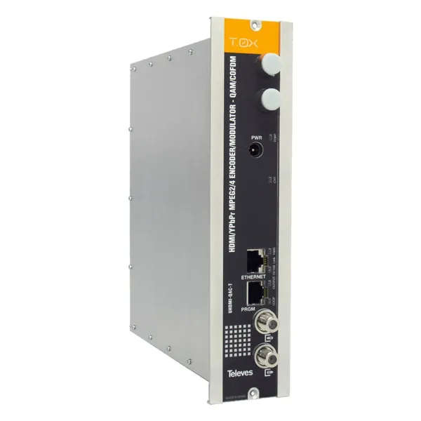 Televes - UHDMI-QAC-S - T-0X - Single-Modulator, HDMI in QAM oder COFDM