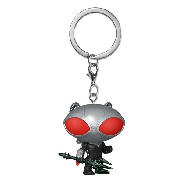 Funko - FK67575 - Aquaman and the Lost Kingdom POP! Vinyl Schlüsselanhänger 4 cm Black Manta Displ
