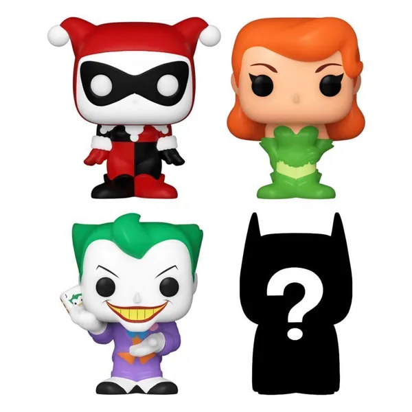 Funko - FK71313 - DC Bitty POP! vinyl figures 4-pack Harley Quinn 2.5 cm