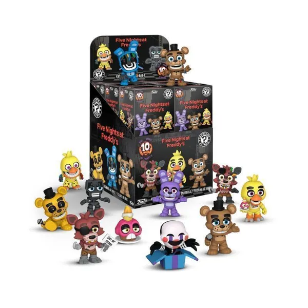 Funko - FK81334 - Five Nights at Freddy Mystery Minis minifigures FNAF (10y Anniversary) 5 cm Disp