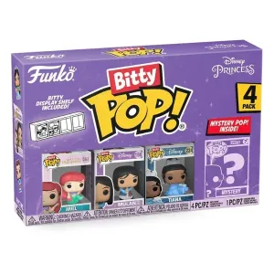 Funko - FK73027 - Disney Princesses Bitty POP! Vinyl Figuren 4er-Pack Ariel 2,5 cm