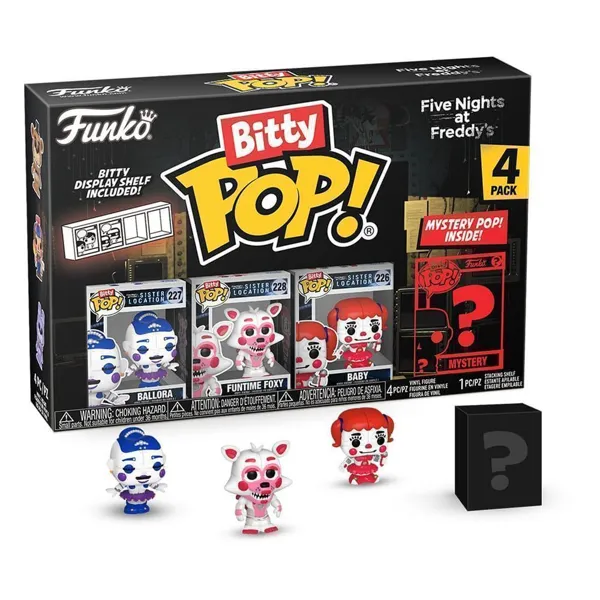 Funko - FK73044 - Five Nights at Freddys Bitty POP! vinyl figures 4-pack Ballora 2.5 cm