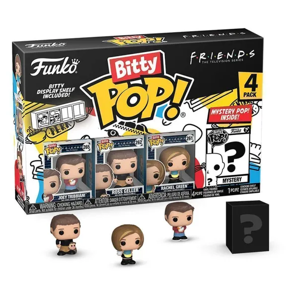 Funko - FK73049 - Friends Bitty POP! vinyl figures 4-pack Joey 2.5 cm