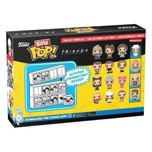 Funko - FK73049 - Friends Bitty POP! Vinyl Figuren 4er-Pack Joey 2,5 cm
