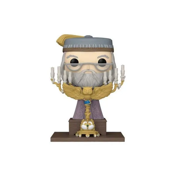 Funko - FK76002 - Harry Potter POP! Deluxe Vinyl Figur Deluxe Dumbledore wPodium 12 cm