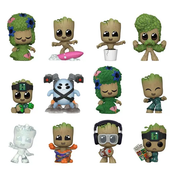 Funko - FK70656 - Ich bin Groot Mystery Minis Minifiguren 5 cm Display (12)