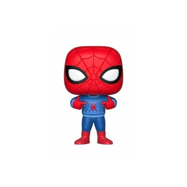 Funko - FK33983 - Marvel Comics POP! Marvel Holiday Vinyl Wackelkopf-Figur Spider-Man (Ugly Sweate