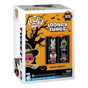Funko - FK80873 - Looney Tunes POP! television vinyl figure Halloween Tweety(Witch) 9 cm
