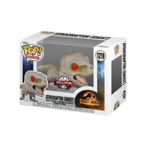 Funko - FK55843 - Jurassic Park POP! movies vinyl figure Atrociraptor (Ghost) Exclusive 9 cm
