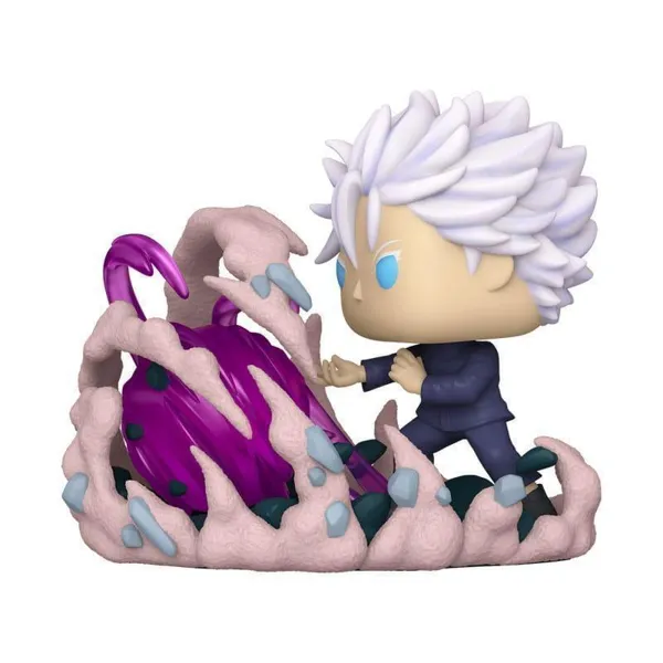 Funko - FK80284 - Jujutsu Kaisen POP! Deluxe Vinyl Figur Gojo (HT:Purple) 9 cm