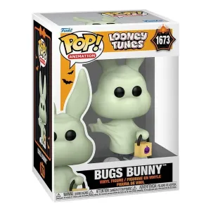 Funko - FK80870 - Looney Tunes POP! Television Vinyl Figure Halloween Bugs Bunny(Ghost) 9 cm