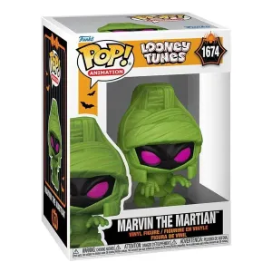 Funko - FK80871 - Looney Tunes POP! Television Vinyl Figure Halloween Marvin(Mummy) 9 cm