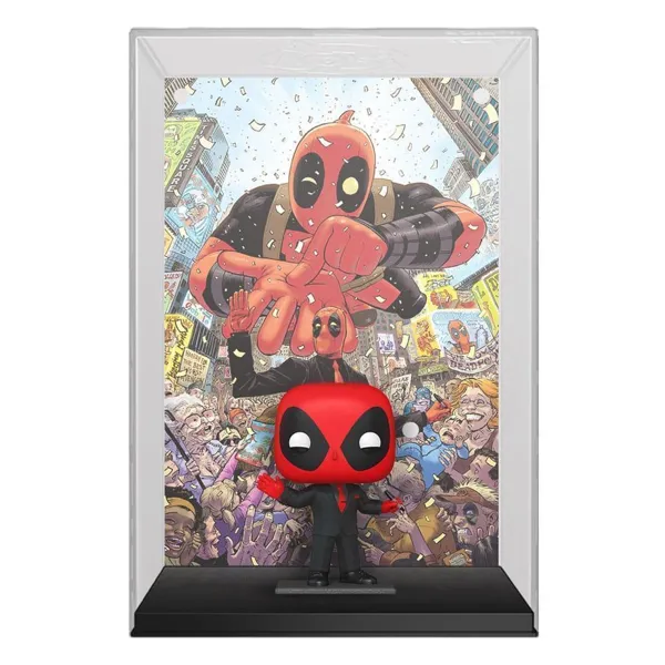 Funko - FK76085 - Marvel POP! comic cover vinyl figure Deadpool (2025) 1 Deadpool in Black Suit 9 c