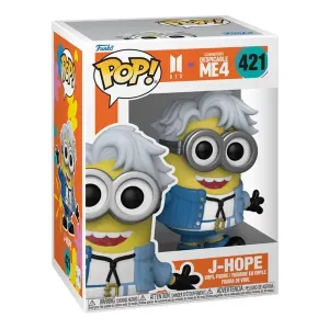Funko - FK85963 - Minions x BTS POP! Rocks Vinyl Figure J-Hope 9 cm