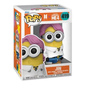 Funko - FK85965 - Minions x BTS POP! Rocks Vinyl Figure Jin 9 cm