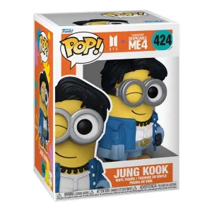Funko - FK85966 - Minions x BTS POP! Rocks Vinyl Figure Jung Kook 9 cm