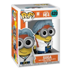 Funko - FK85968 - Minions x BTS POP! Rocks Vinyl Figure SUGA 9 cm
