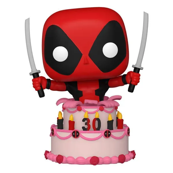 Funko - FK54654 - Marvel Deadpool 30th Anniversary POP! vinyl figure Deadpool in Cake 9 cm
