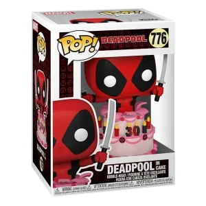 Funko - FK54654 - Marvel Deadpool 30th Anniversary POP! vinyl figure Deadpool in Cake 9 cm