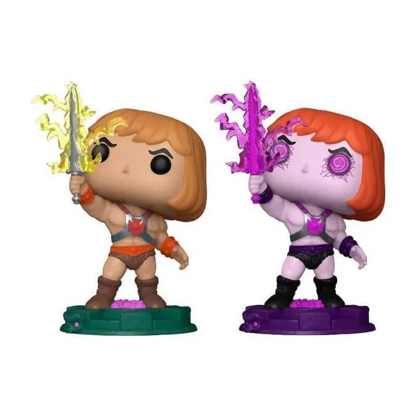 Funko - FK83065 - Masters of the Universe POP! Animation Vinyl Figuren He-Man wChase 9 cm Sortimen