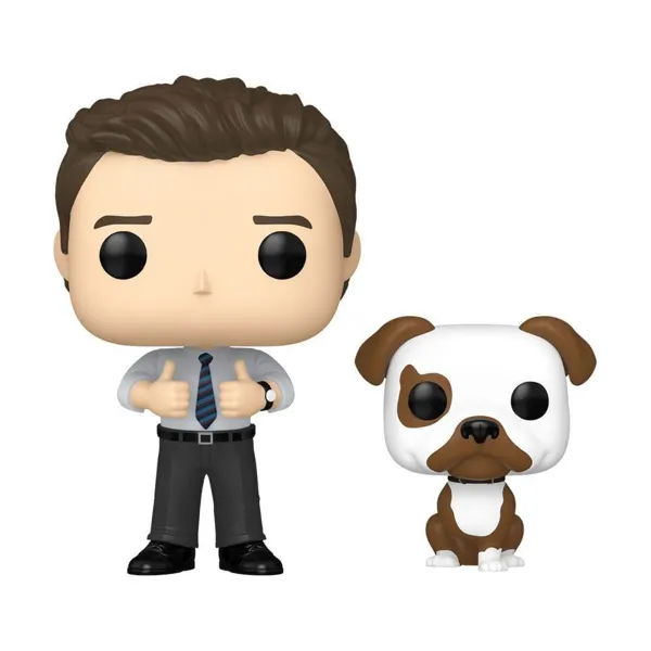 Funko - FK74431 - Parks and Recreation 15th Anniversary POP Buddy! Vinyl Figur ChrisChampion 9 cm