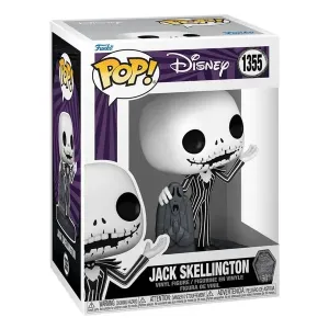 Funko - FK72312 - Nightmare before Christmas 30th POP! Disney Vinyl Figure Jack wGravestone 9 cm