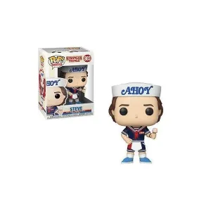Funko - FK38535 - Stranger Things POP! TV Vinyl Figure Steve with Hat and Ice Cream 9 cm
