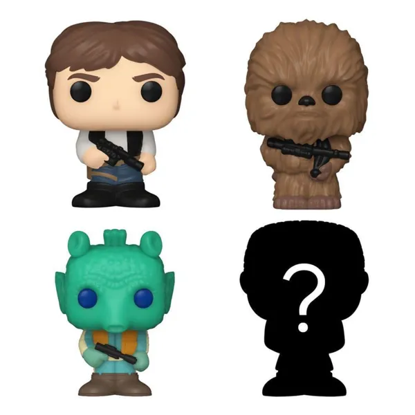 Funko - FK71513 - Star Wars Bitty POP! vinyl figures 4-pack Han Solo 2.5 cm
