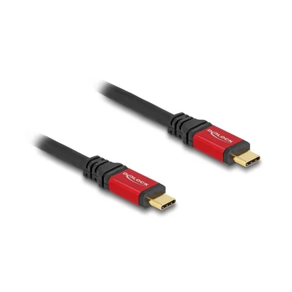 Delock - 80040 - Delock USB 2.0 cable USB Type-C plug to PD 3.0 plug 100 W E-Marker 1 m red