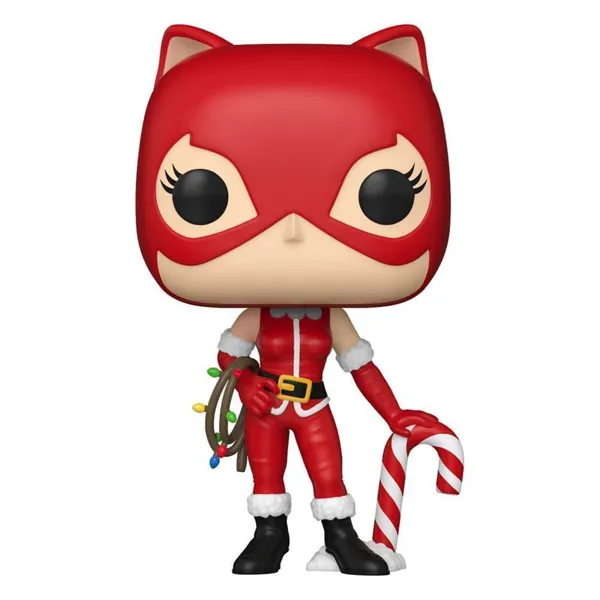 Funko - FK80028 - DC Comics POP! Heroes Vinyl Figure Holiday 24- Catwoman 9 cm