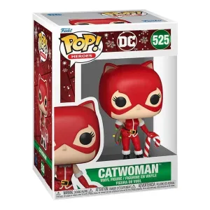Funko - FK80028 - DC Comics POP! Heroes Vinyl Figure Holiday 24- Catwoman 9 cm