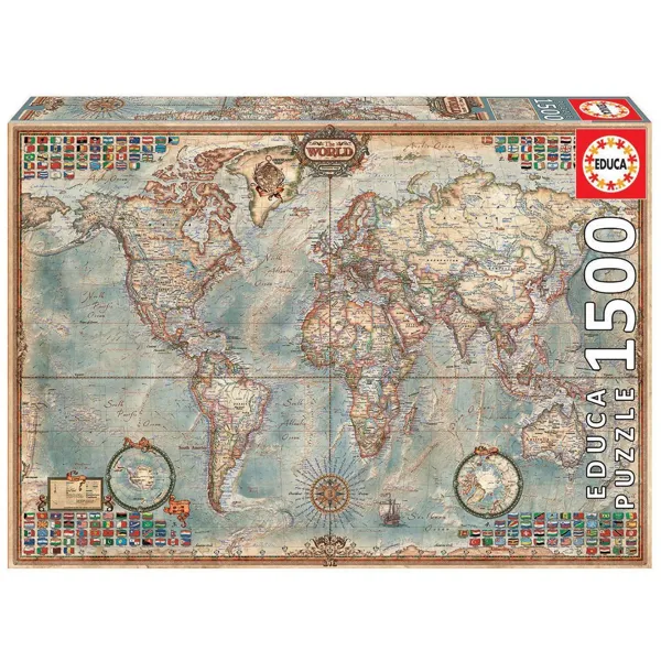 Educa - 160057 - Antike Weltkarte - 1500 Teile