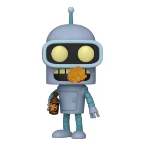 Funko - FK81941 - Futurama POP! TV Vinyl Figuren Bender wCH(GW) 9 cm Sortiment (6)