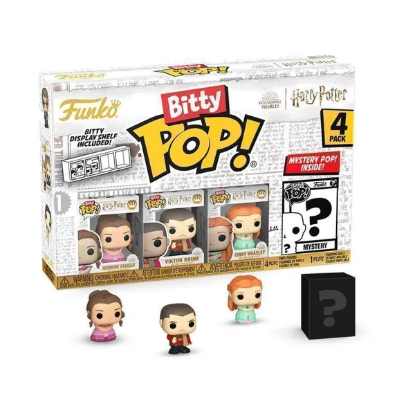 Funko - FK83655 - Harry Potter und der Feuerkelch Bitty POP! Vinyl Figuren 4er-Pack Hermione 2,5 c