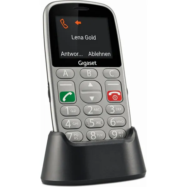 Gigaset Communications - S30853-H1177-R101 - Gigaset GL390 Titan silver with charging cradle