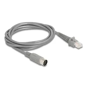 Delock - 90167 - Cable RJ50 plug to DIN 8 pin plug 2 m grey