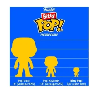Funko - FK75452 - Star Wars: Mandalorian Bitty POP! Vinyl Figuren 4er-Pack Mandalorian 2,5 cm