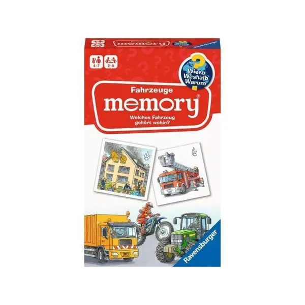 Ravensburger AG - 20647 - Wieso? Weshalb? Warum? Fahrzeuge memory