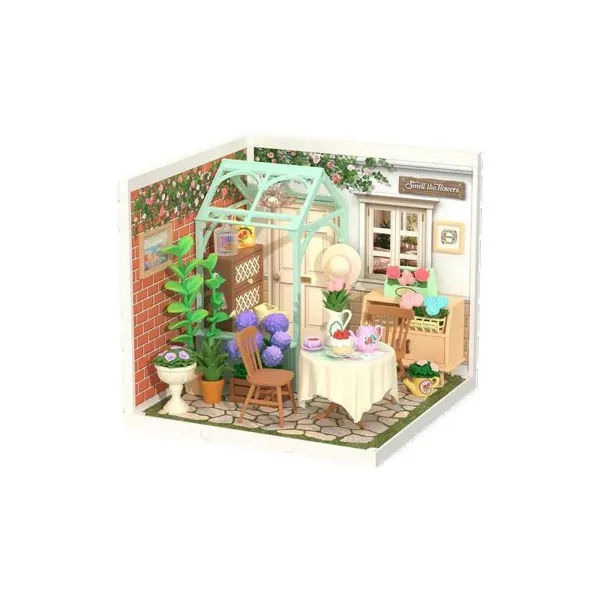 Robotime - DW013B - Blooming Tea Garden
